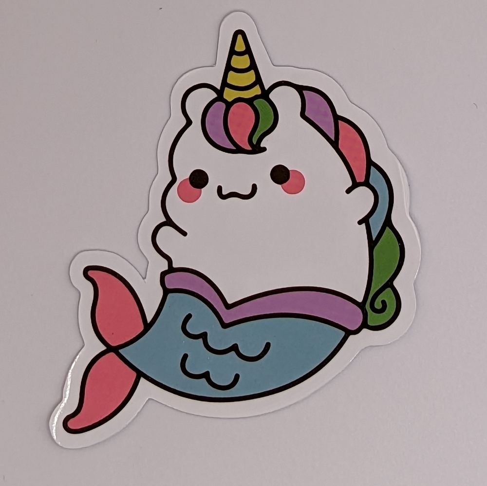 Mermaid Unicorn Sticker